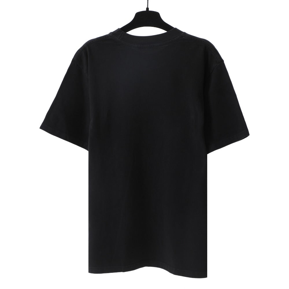Palm Angels T-shirt Dice and Snake Print Short Sleeve T-shirt