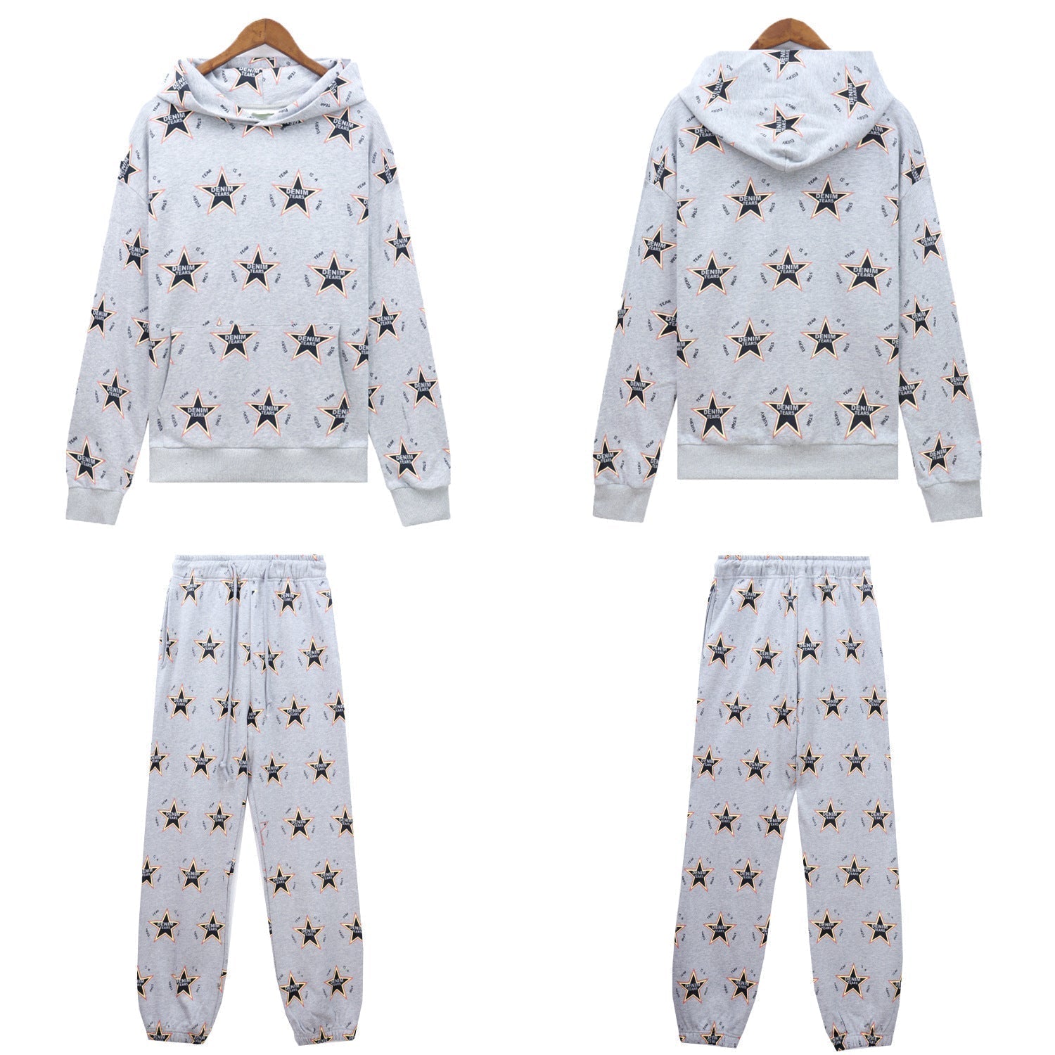 Denim Tears Outfit:Hoodie/Sweatpants (Separate Purchase Options)