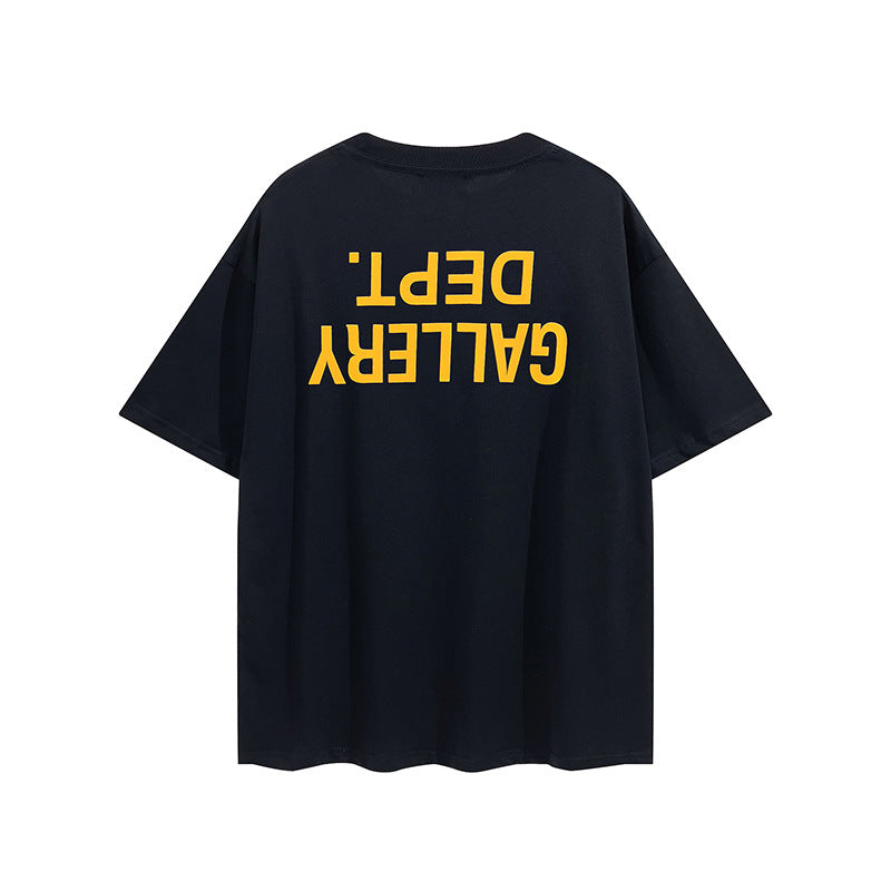 Gallery Dept T-shitrs Printed round Neck Short Sleeve