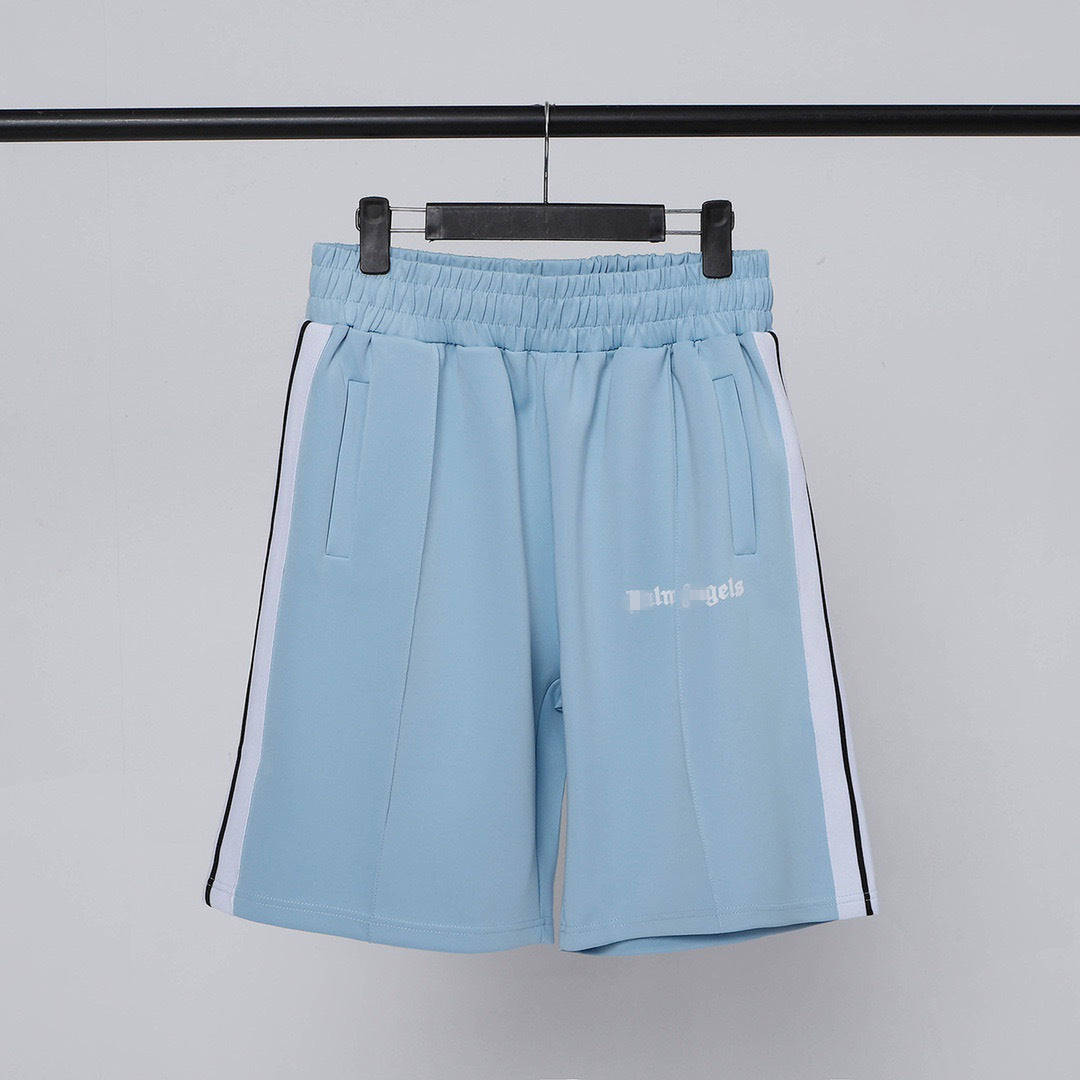 Palm Angle Shorts Palm Angels Couple Sports Casual Shorts Men's and Women's Straight Shorts
